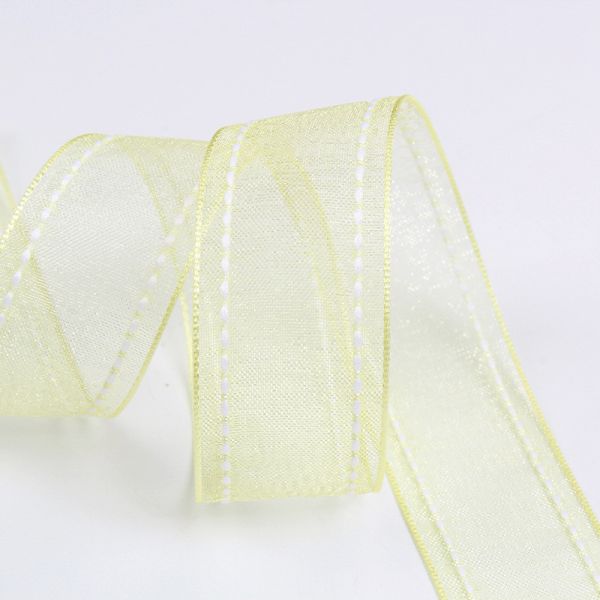 25мм покрытие 38мм сшитая полиэстерная лента для цветочных подарков