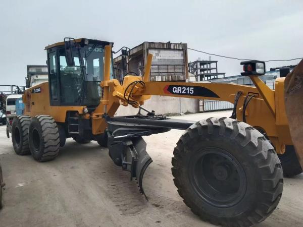 Hydraulic XCMG GR215 Motor Grader For Material Handling Quarrying