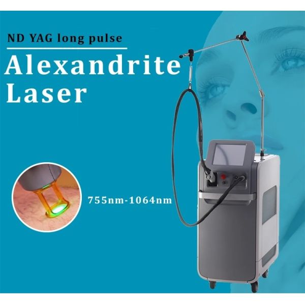 1064 нм длинный импульс Nd Yag лазерная машина сосудистое удаление постоянное удаление волос