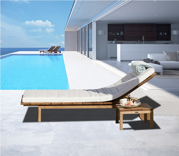 Настраиваемый складной ратан солнечный кресло алюминиевая рама наружные ратанные кресла