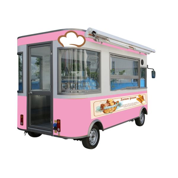 Mobile Snack Bread Foodtrucks Electric Cart Ice Cream Food Trailer With Battery