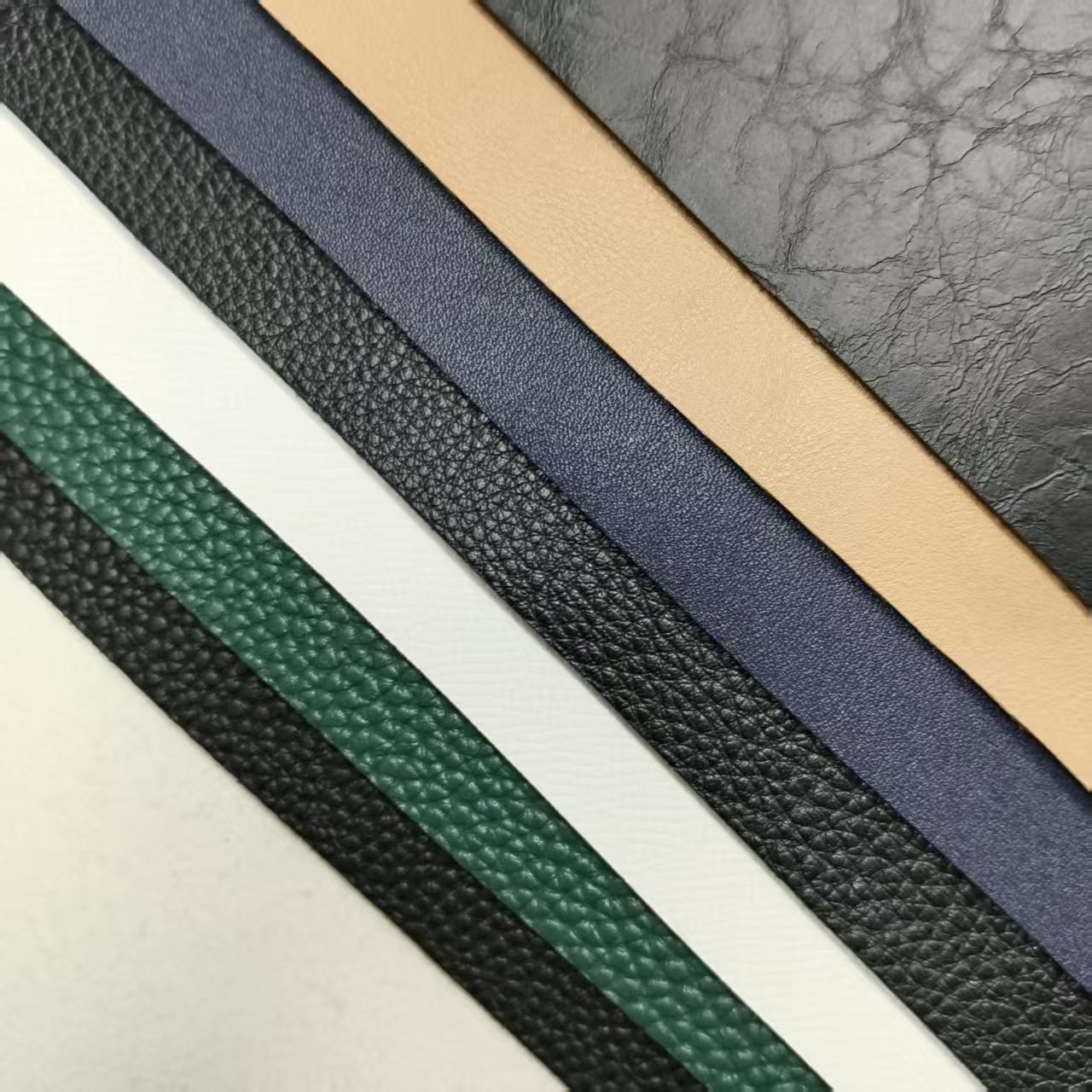 Free Sample Upper Synthetic Leatherette Textured Durable Abrasion-Resistant Pu Leather for Shoes Pu Artificial Leather Fabric