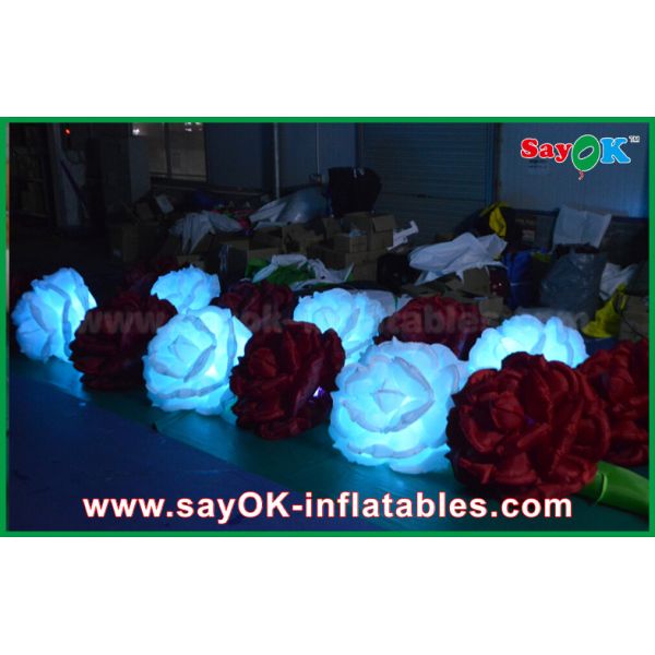СИД освещая цветок ДИА раздувного украшения освещения розовый с воздуходувкой КЭ/УЛ