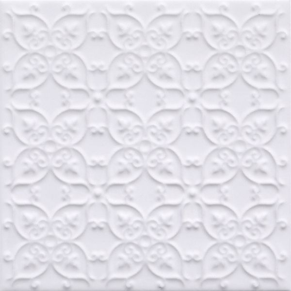 White 200x200mm Ceramic Rustic Tile for Indoor Walls and Floors