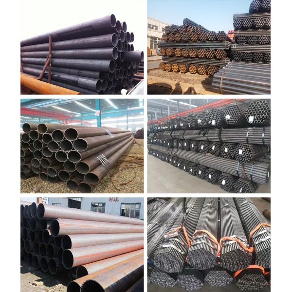 Круглые бесшовные трубы из углеродистой стали с холоднокатаной/горячокатаной/поддельной технологией обработки