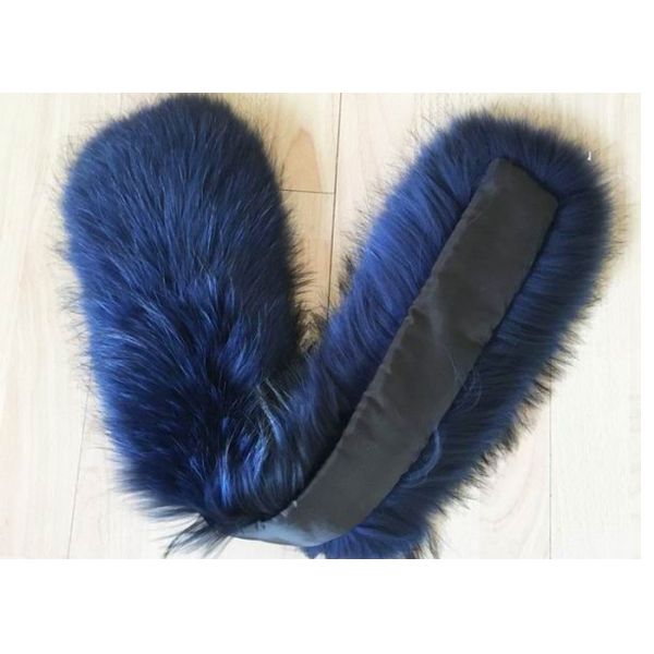 Покрашенные воротника меха енота цвета мягкие длинного Хандмаде теплые приглаживают для клобука куртки