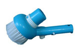 Blue Cleaning Swimming Pool Accessories Stainless Steel Algae Brush With 12cm Handle