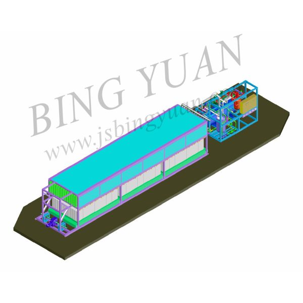 R22 150KW 30 Ton 220 Volt Block Ice Maker Machine