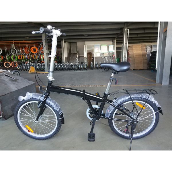 Folding Bicycle 20 Inch 7 Gear 6 Speed Hi Ten Steel Frame Aluminum Alloy Shimano Folding Bike 13KG