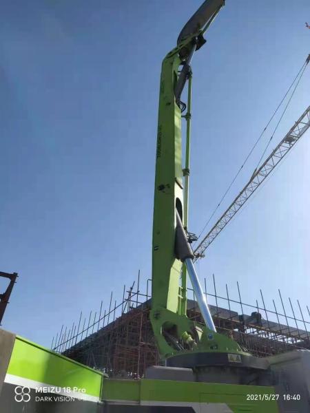 1370mm hauteur d'alimentation pompe mobile Zoomlion 56m pompe de seconde main avec rénovation