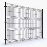50*200MM Cercas de malha curvada e soldada 3D Cercas de jardim revestidas de PVC