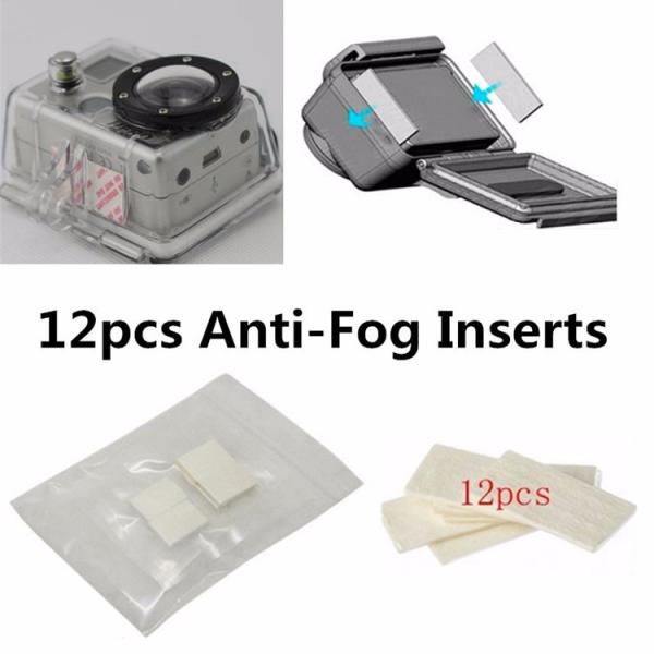 12PCS GoPro Anti Fog Inserts Surfing Diving Accessories Inside Inserts For GoPro 5 SJ4000 Xiaomi Yi 4K