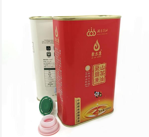 caixa vegetal de Tin Can Olive Metal Packaging do óleo 175ml