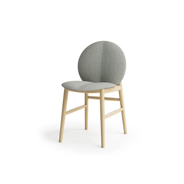 Solid Ash Wood Restaurant Chair And Table Nordic Upholstered Bentwood Restaurant Chair