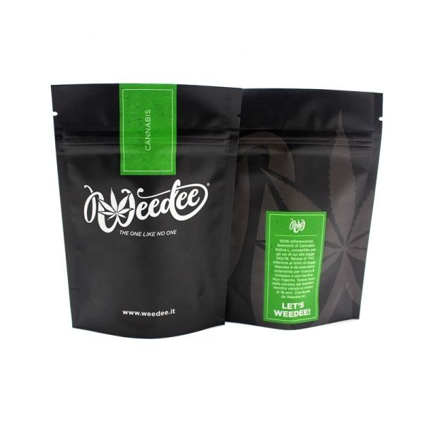 Mylar Bags Edible Stand Up Matte MOPP VMPET Weed Ziplock Bag ISO9001