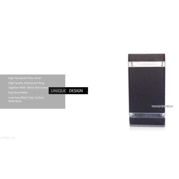 Up Down Modern Led Outdoor Wall Lights 2X3W 6W IP65 Waterproof Cuboid 3 Years Warranty