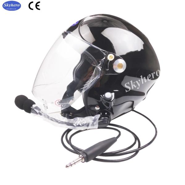 Powered paraglider helmet PPG helmet white Paramotor helmet 820g+/-50g EN966 certificated blue red black grey