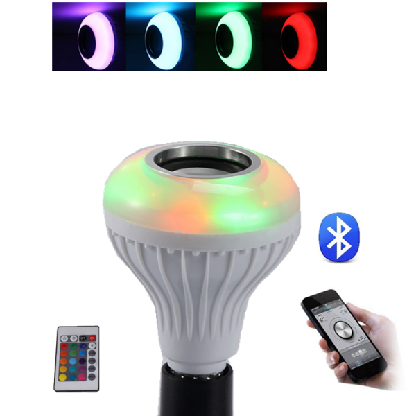 Smart Music LED Bulb Speaker with Music Function and 80 Ra Color Rendering Index