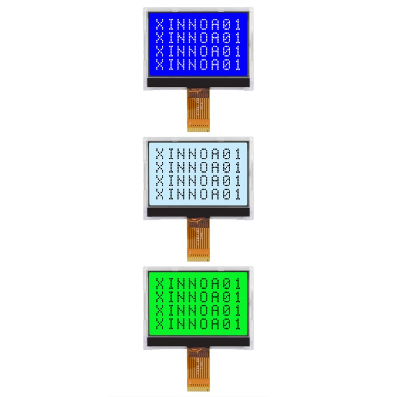 COG12864I2 Blue Film Lightweight Small LCD Screen Serial CommunICation Standard Screen ST7567 53X40Mm