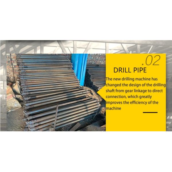 Versatile Applications Diesel Hydraulic Borehole Water Well Drilling Rig 180m Lift Height