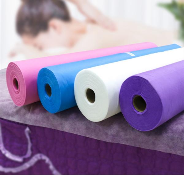 Disposable Massage Table Cover Paper Sheet Pp Non Woven Waterproof Disposable Bed Sheet Rolls For Salon Beauty Spa