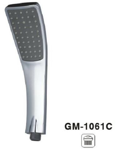 Polished Chrome Bathroom Shower Head Special Shape Hand Held Shower Head