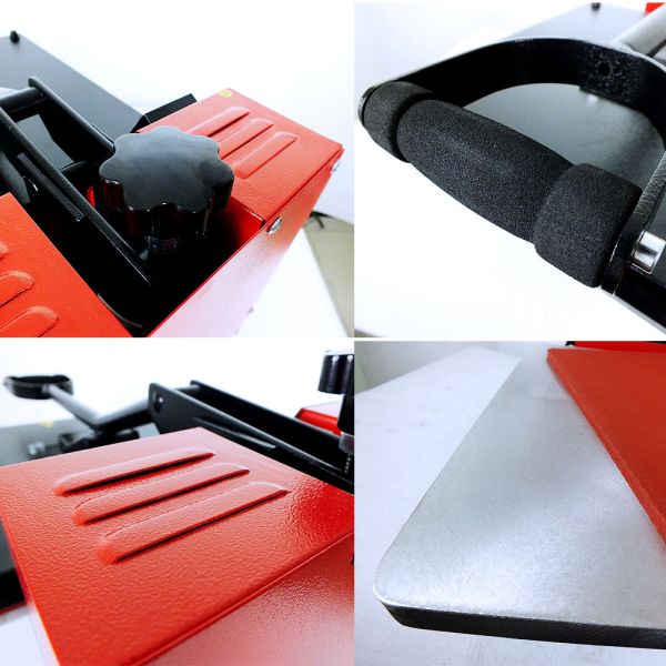 Automatic 220V T-Shirt Sublimation Flat Heat Press Machine 38*38cm Heat Transfer Electric Driven