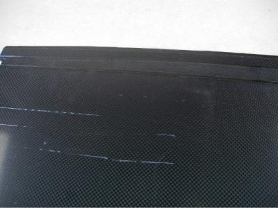 3K Plain o uso lustroso da placa 2.5mm da fibra do carbono para o veículo aéreo desvirilizado UAV