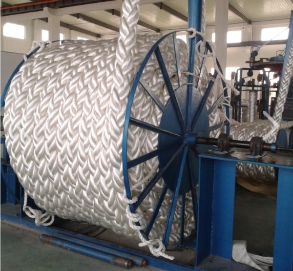 High Strength 6 /8/12 Strand Polypropylene Mooring Rope Hawser Rope Braiding Machine For Ship