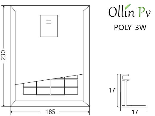 Cadre anodisé polycristallin d'alliage d'aluminium de panneau solaire de modules cristallins de picovolte