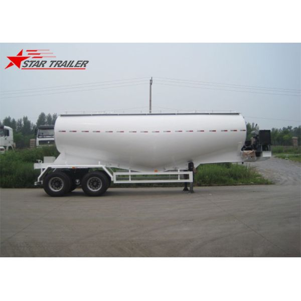 Air Discharge Carrying Dry Bulk Cement Trailers , Durable Cement Tanker Truck