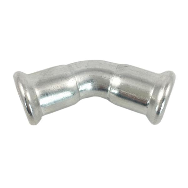 Compression Elbow 304 Stainless Steel Pipe Fitting 45 Degree