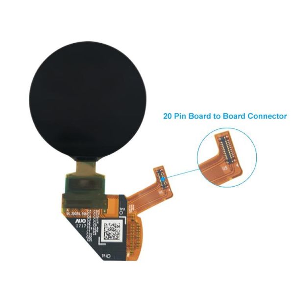 1.2 дюймовый круглый модуль дисплея OLED, разрешение 390x390, интерфейс Mipi IC W022