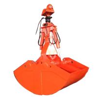 Q235 máquina escavadora Clamshell Bucket Mini Big Up Close Rotating ou não - girando