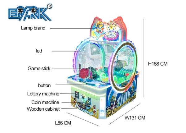 2 Players Children'S Interactive Arcade Water Shooting Machine For Entertainment
