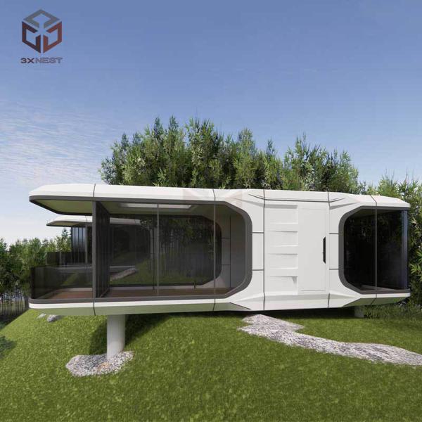 Casa de la cápsula espacial portátil de acero galvanizado de 3460 mm de ancho