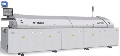 transporte de aquecimento RF-H800 da máquina 1500mm/min da solda do Reflow da zona de 2940mmⅠ