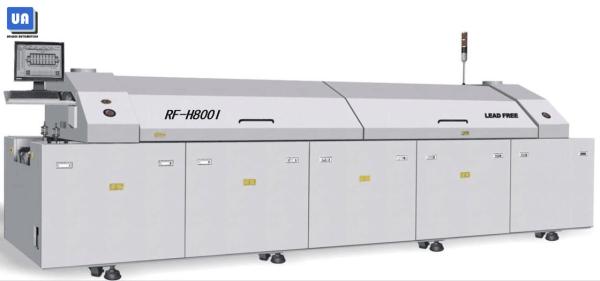 2940mm Heating Zone Reflow Solder Machine 1500mm/min Conveyor RF-H800Ⅰ