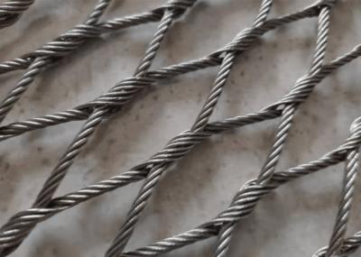 Ferrule Stainless Steel Cable Mesh Railing Interwoven 2.0m SS304 For Animal Enclosure