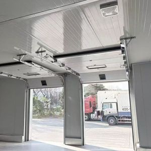 High-Strength Steel Industrial Sectional Overhead Door For Automotive Parts Facilities
