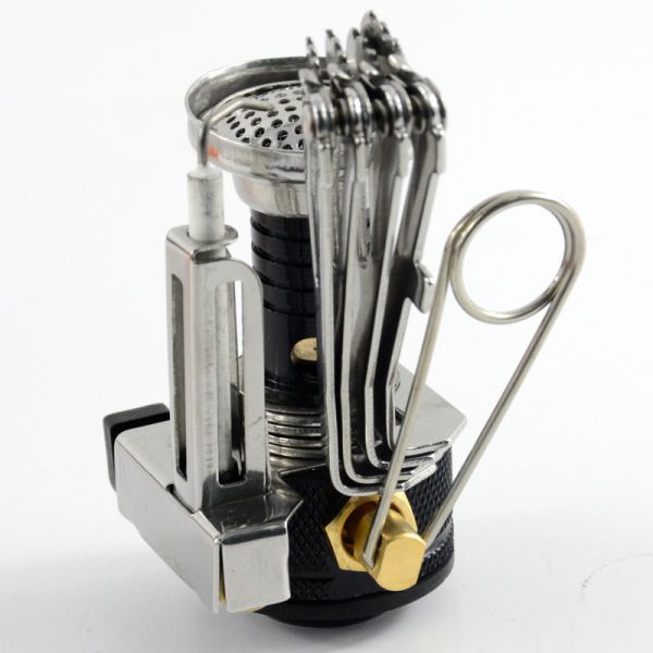 Power Coated Portable Mini Camping Gas Stove Butane Gas Burner for Outdoor Camping