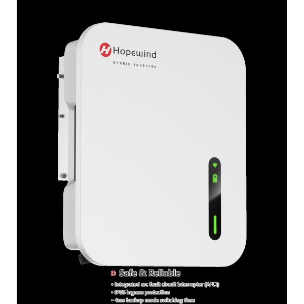 Invertisseur hybride à trois phases de 6 kW Hopewind HYNV6K-G01 pour usage