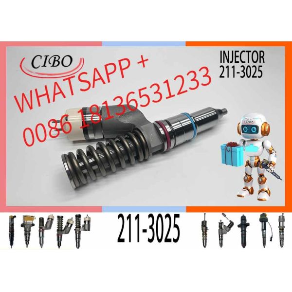 Inyector 211-3025 diesel de la motocicleta de los recambios 2113025 boca del inyector de combustible de 10R-0955 10R0955