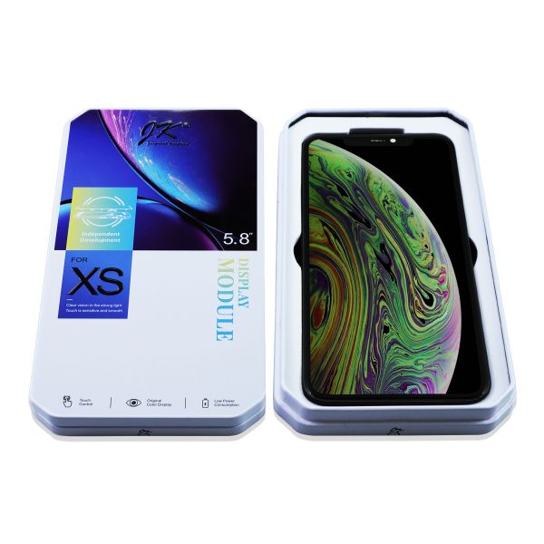 Factory Price iPhone XS LCD Screen with 580±50 Cd/m2 Brightness 1:1400 Contrast Ratio and 98% NTSC JK Incell Display