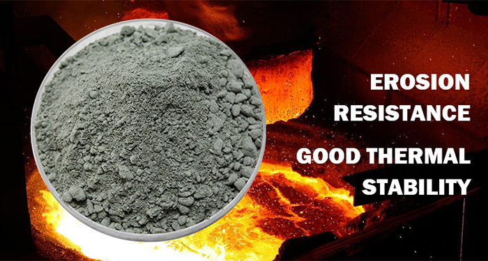 Grey Low Cement Castable Corrosion Resistant High Mid Temp Strength <3% CaO