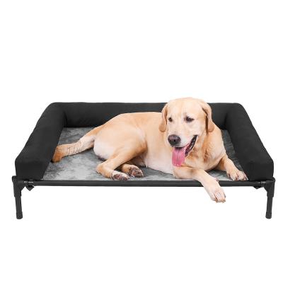 Oxford elevou a cama elevado refrigerando do cão da cama 36in do berço do cão