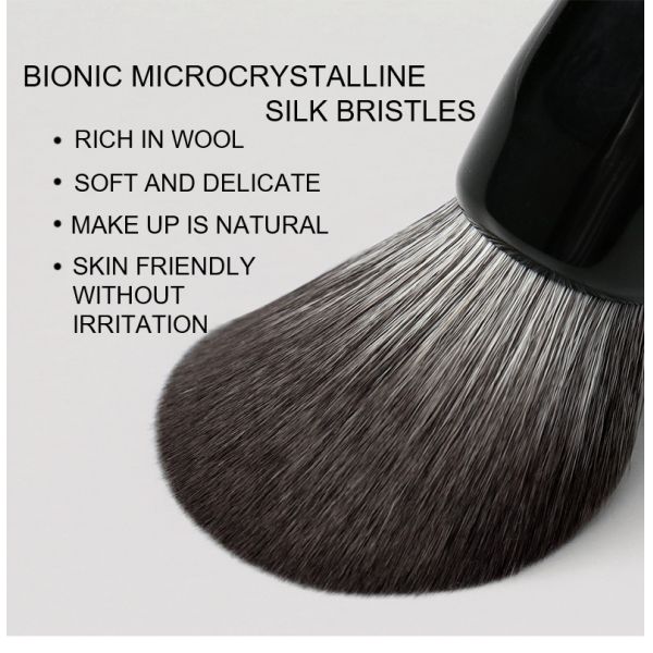 Ferrule роскошной щетки порошка текстуры одиночной алюминиевый для свободного порошка