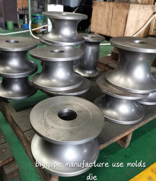 Hot Rolled Weld Pipe Cast Iron Alloy Forming Roller High Safety Level