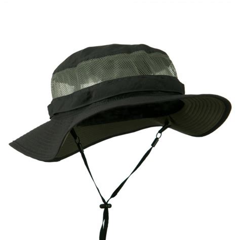 Wool Fedora Floppy Mesh Cotton Bucket Hat Distressed Technics / Cotton Sweatband Available