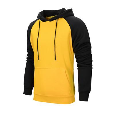 Fashion 100% Cotton Block Mens Oversized Pullover Hoodie For Autumn Season